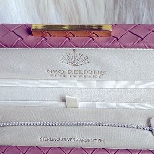 STERLING SILVER 925 CUBIC ZIRCONIA BRACELET